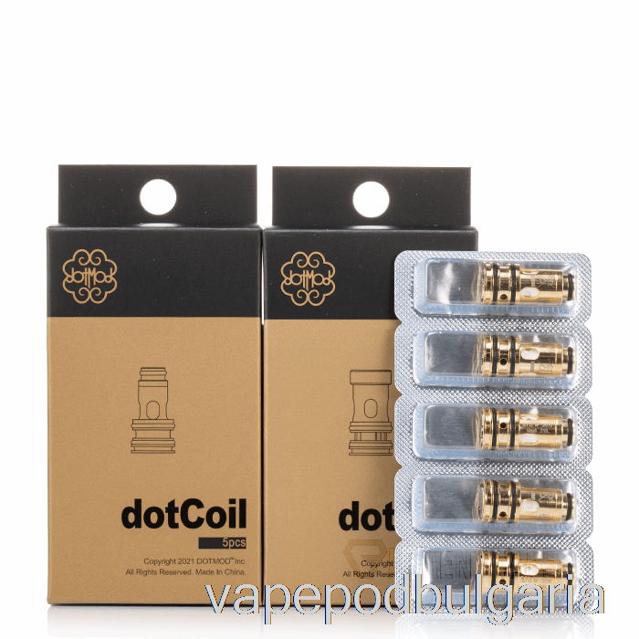 Vape Течности Dotmod Dotcoils 0.15ohm Dotaio V2 бобини (плоска основа)